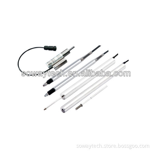 High precision linear position transducer for position detector
